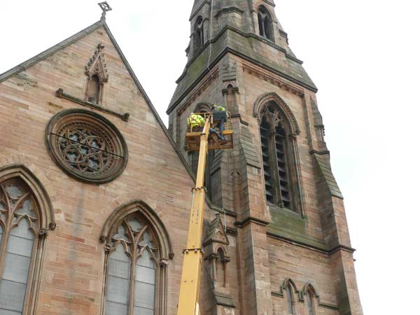 commercial lightning protection system